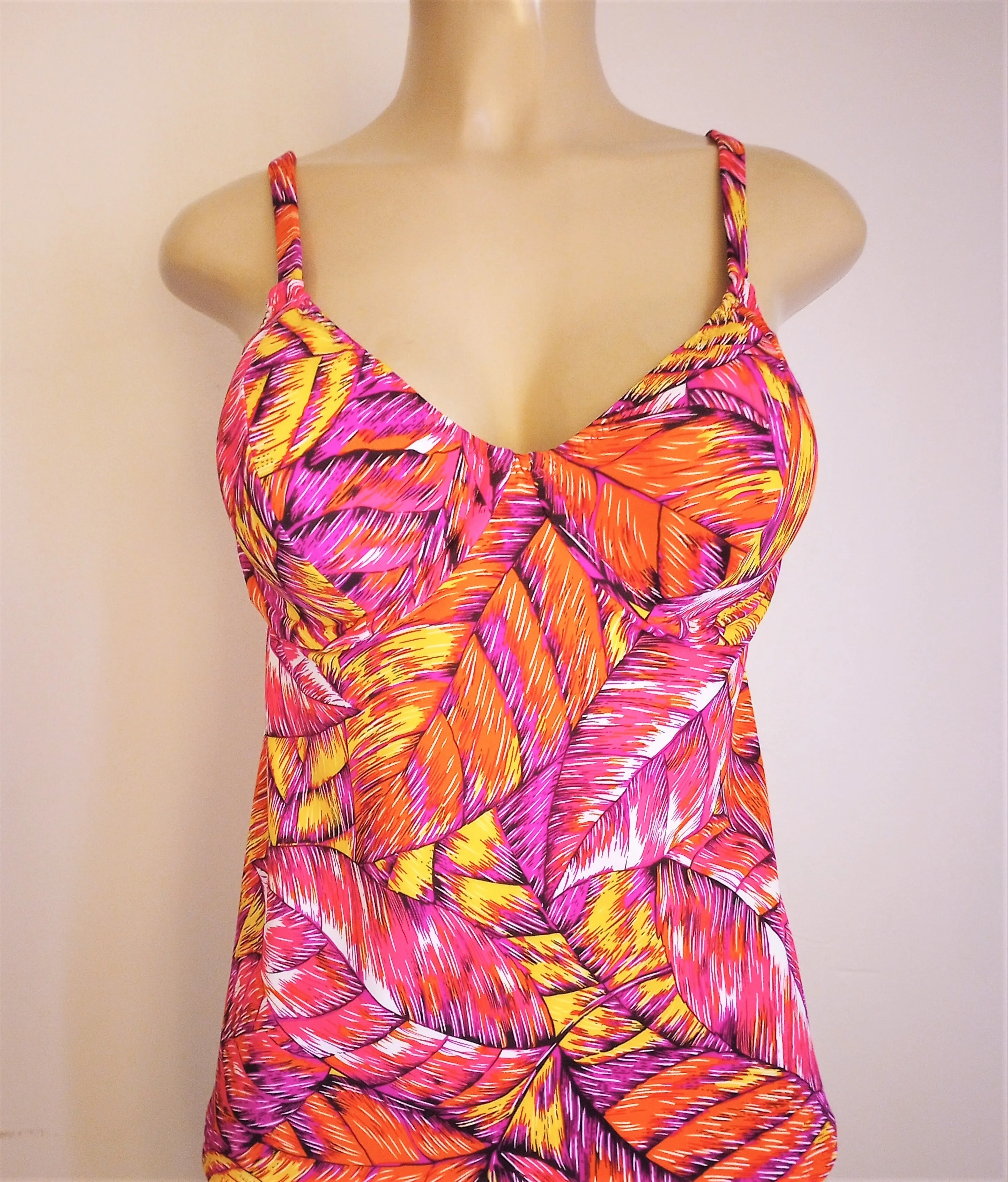 Supportive tankini swimwear for big busts