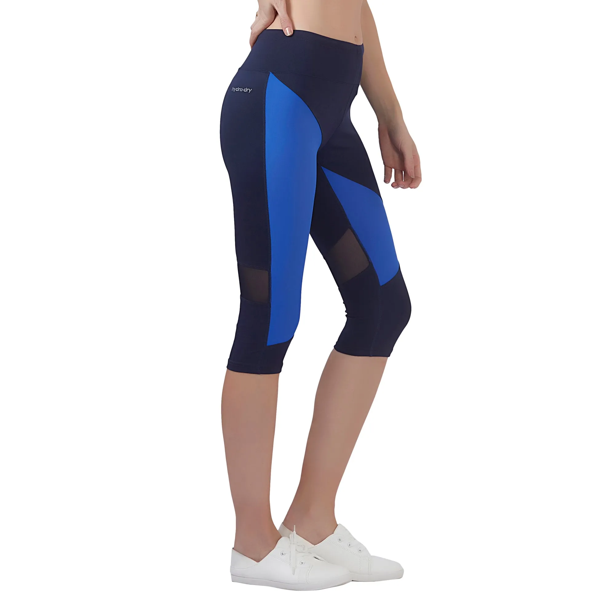 The Boost Women 3/4TH LEGGING (High Rise Waistband with hydro-dry Tech)