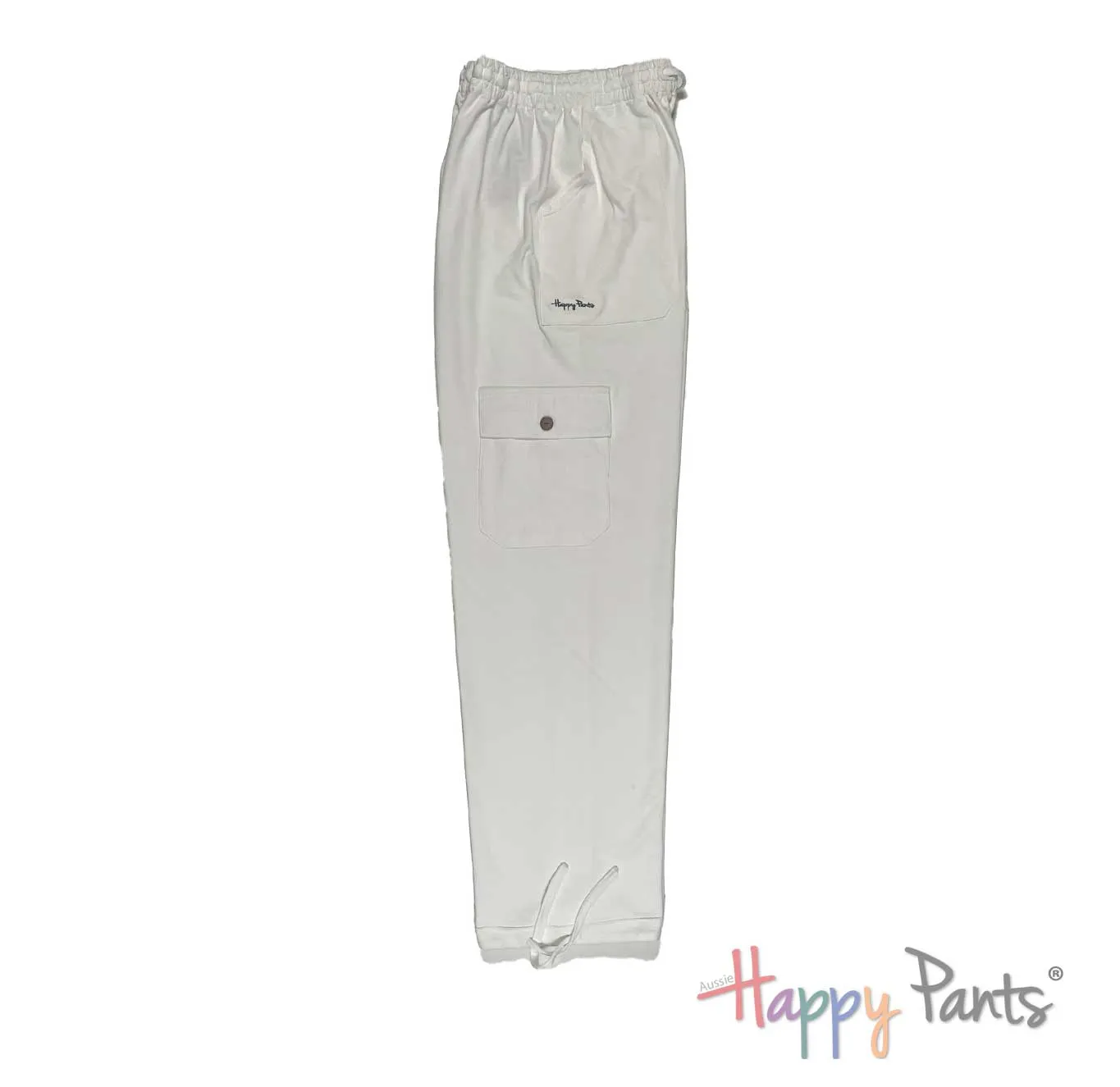 White Happy Pants for Women