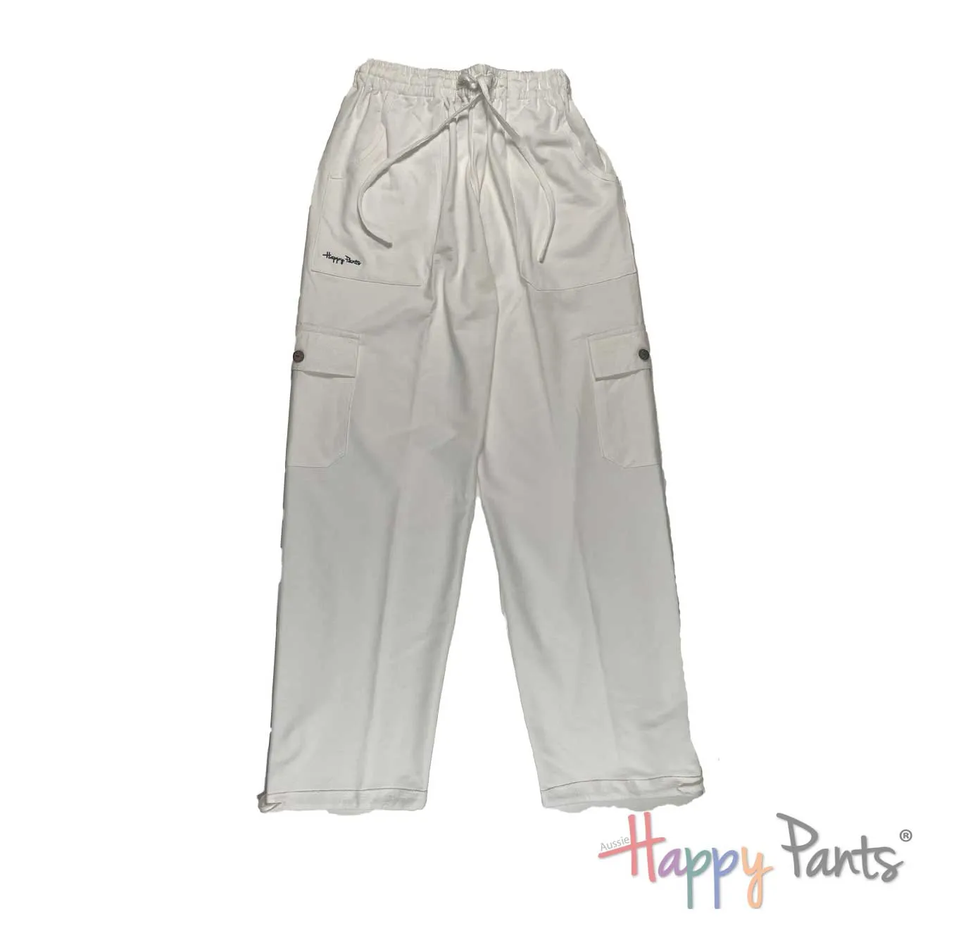 White Happy Pants for Women