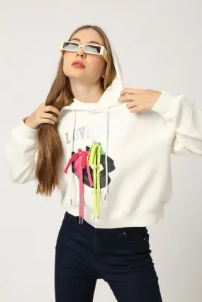 White Women's Hoodie