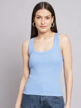 Women Blue Cami & Tank Set