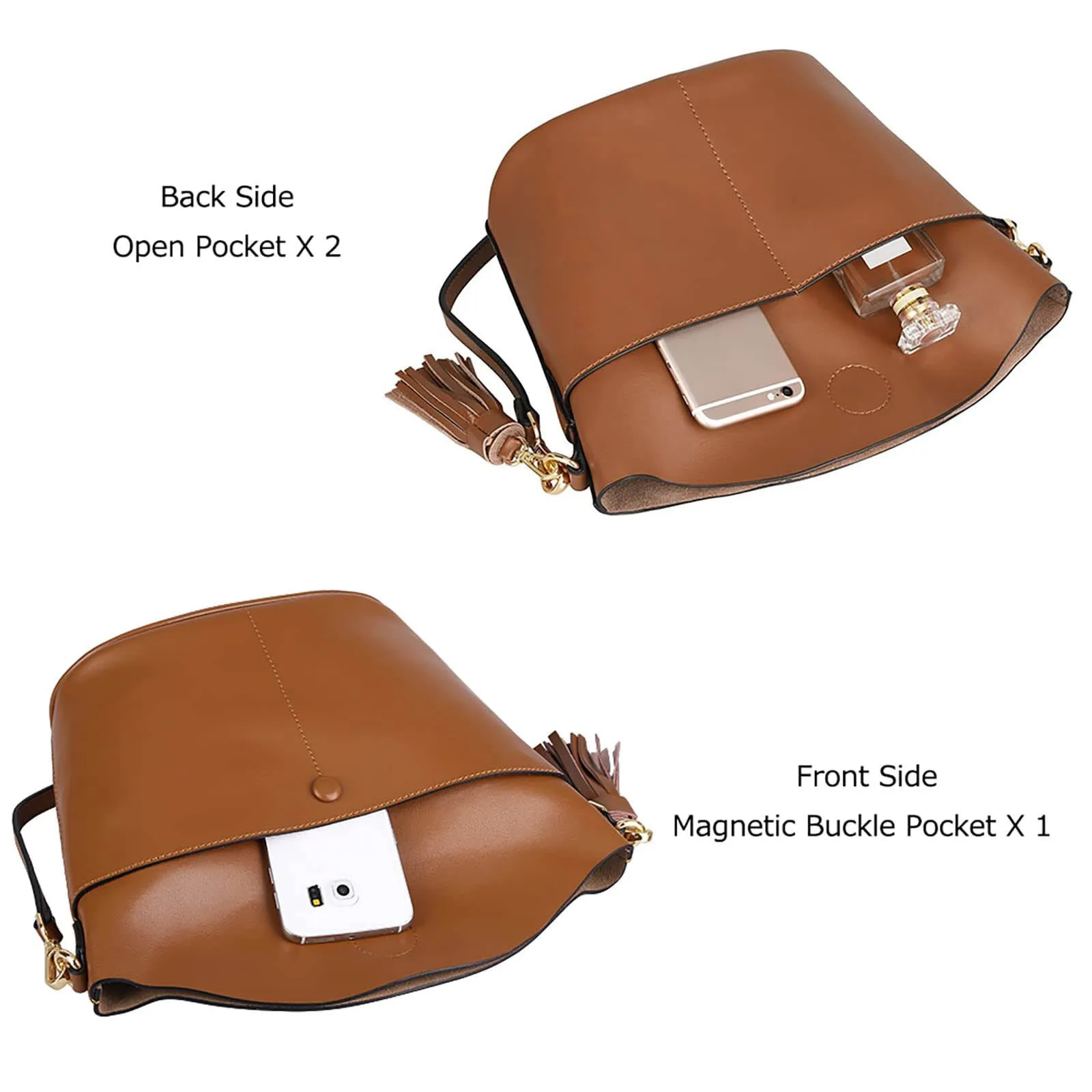 Women Genuine Leather Crossbody Bag