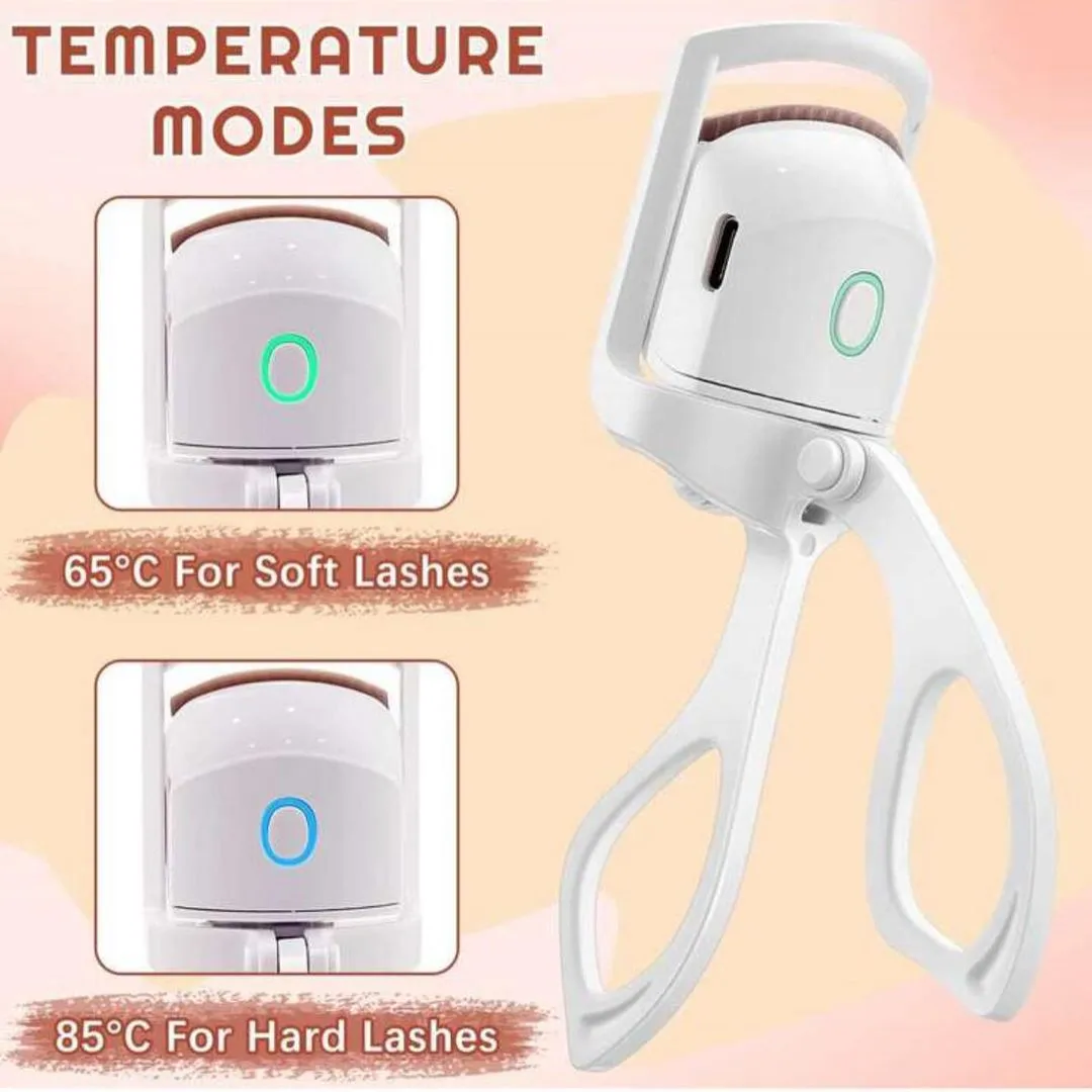 Women Heated Electric Eyelash Curler