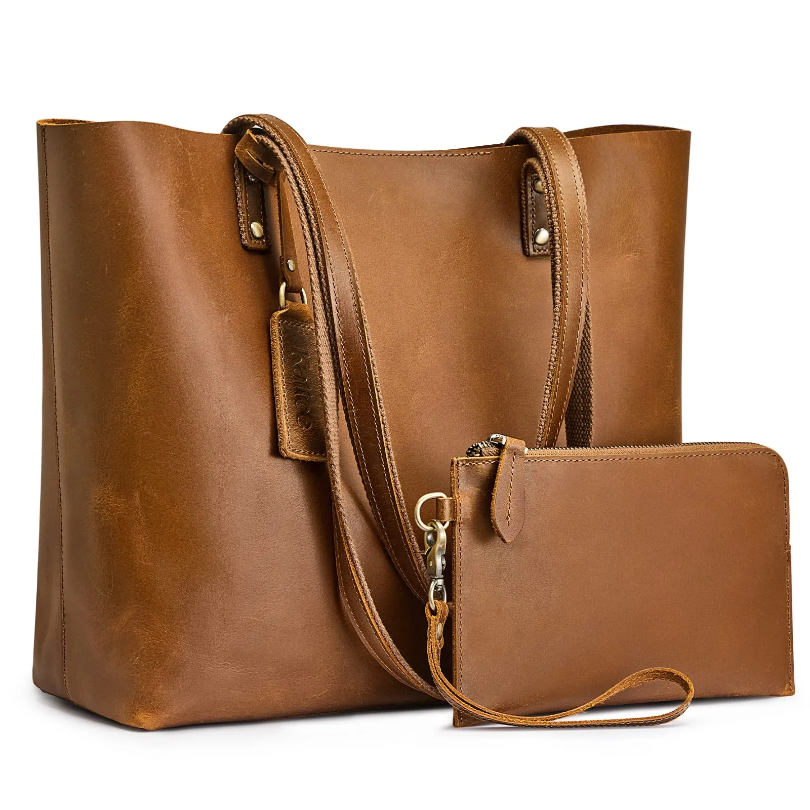 Women Leather Totes Set 3pcs