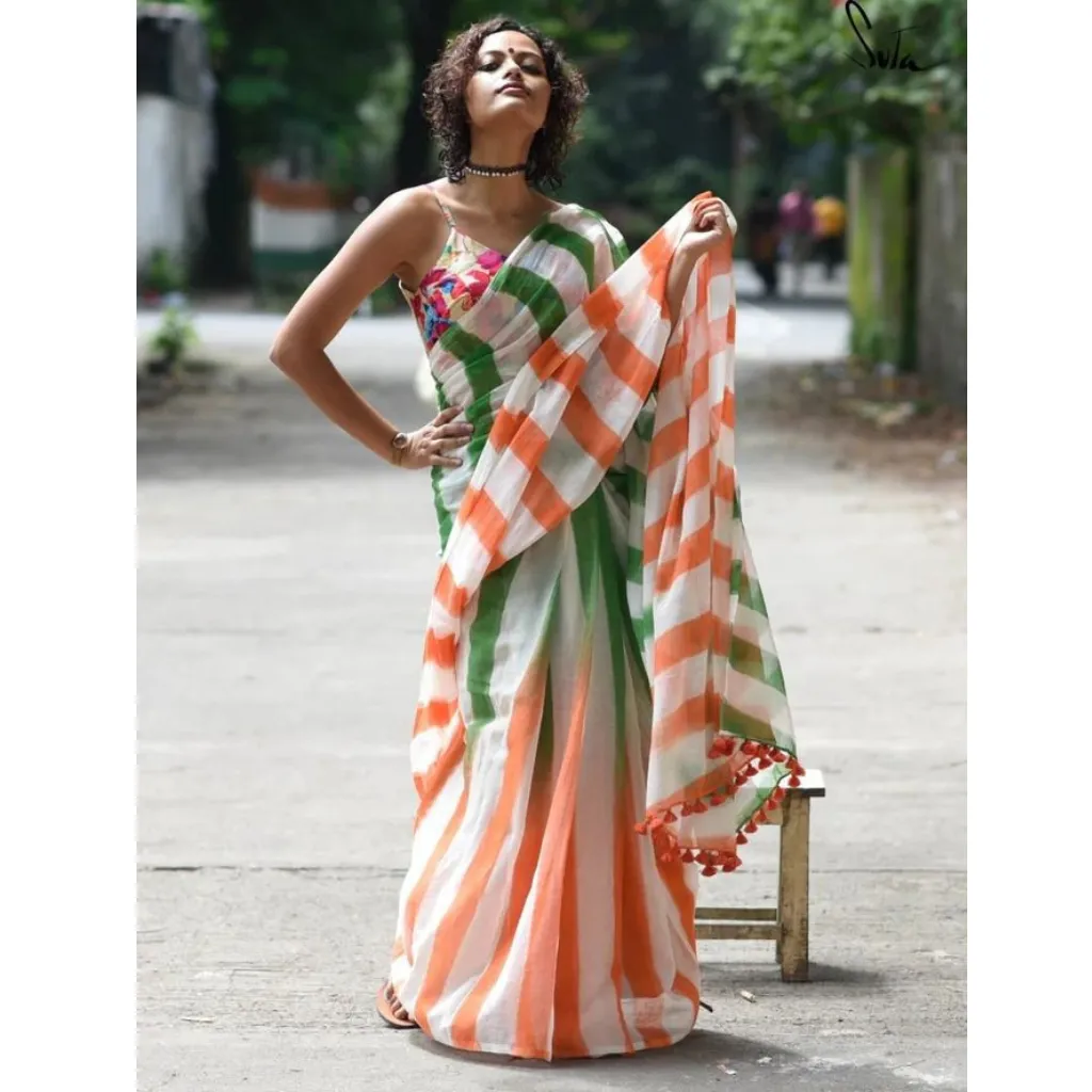 Women Tiranga Saree Special For Independence day