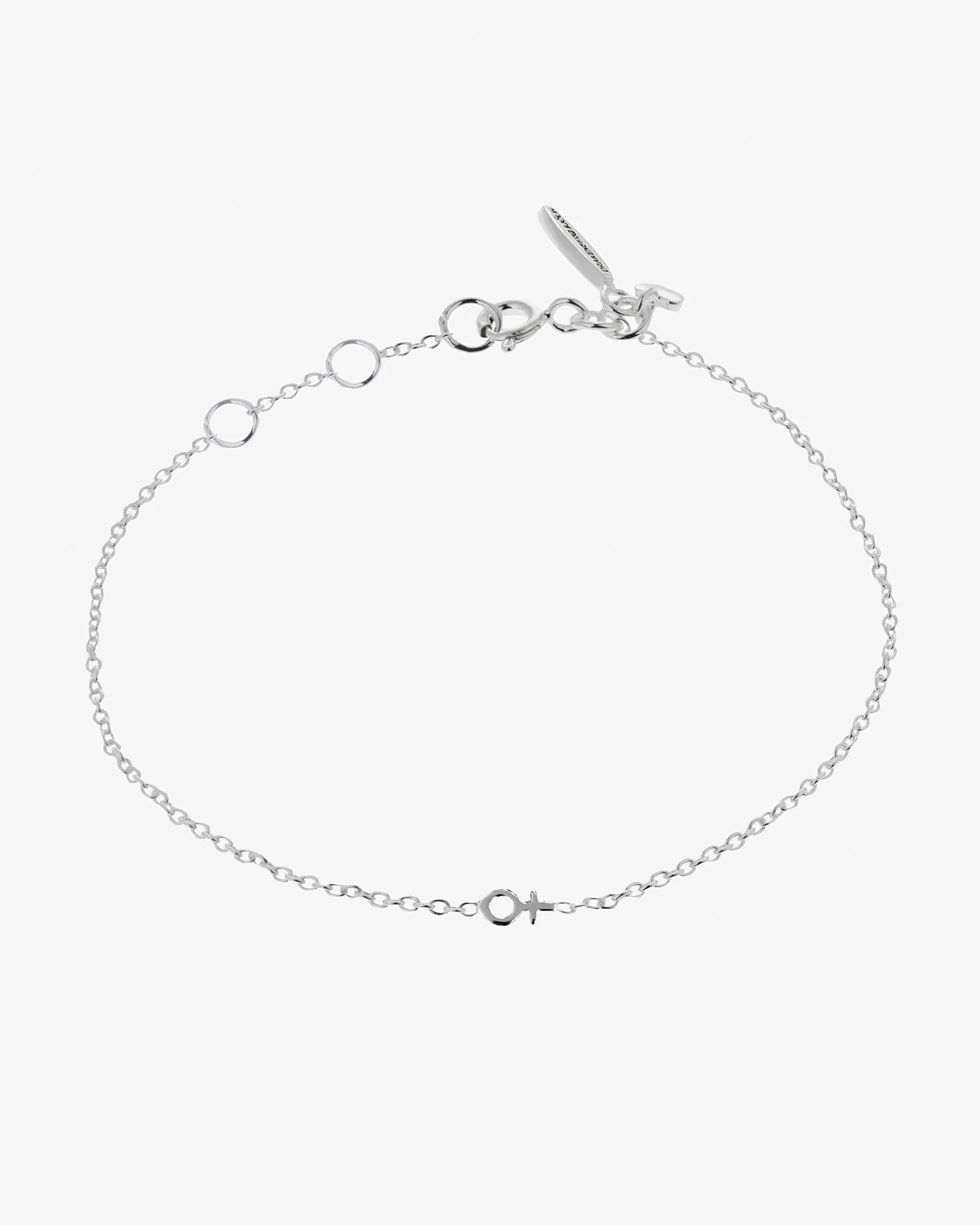 Women Unite drop bracelet silver