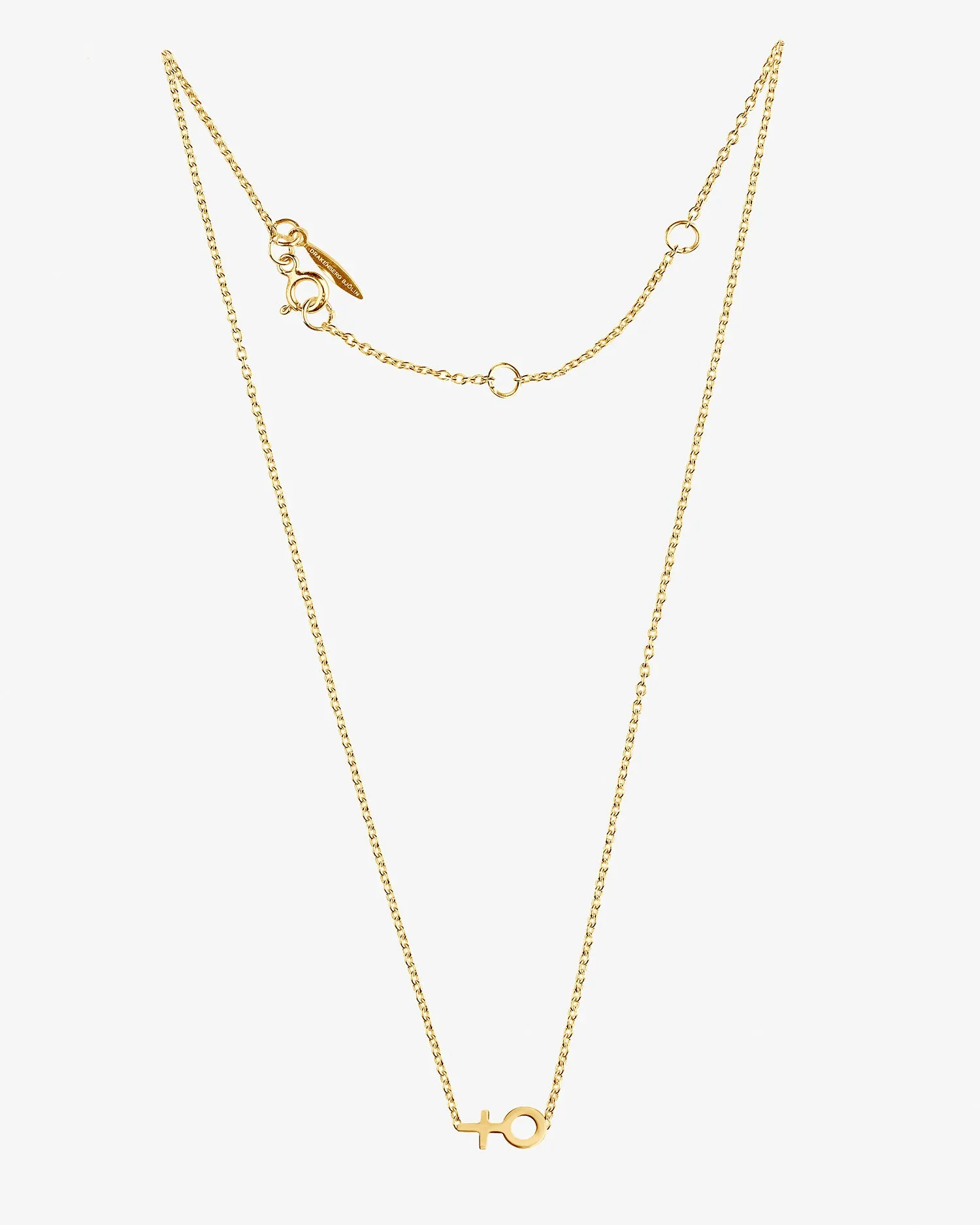 Women Unite small necklace gold